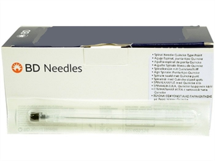 AGHI BD QUINCKE 22G - 0,7x90 mm - nero cf 25 pezzi
