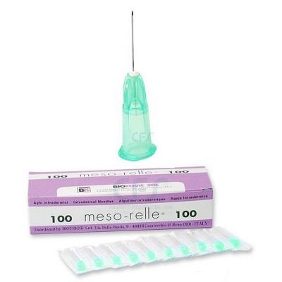 Aghi Mesorelle per Scleroterapia/Filler - Luer 33G x 12 mm (100pz)