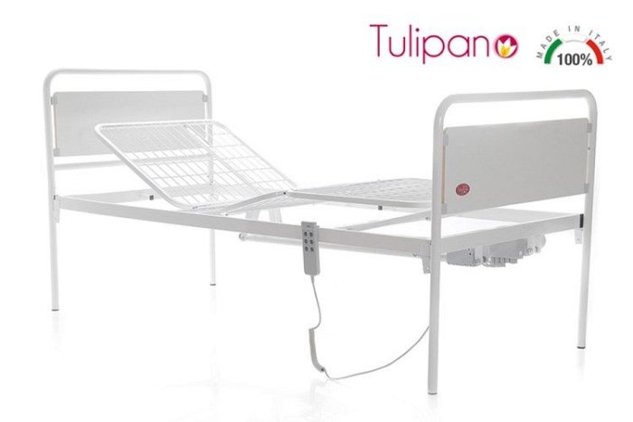 Letto Degenza A 3 Snodi - 2 Elettrico - Larghezza 90cm