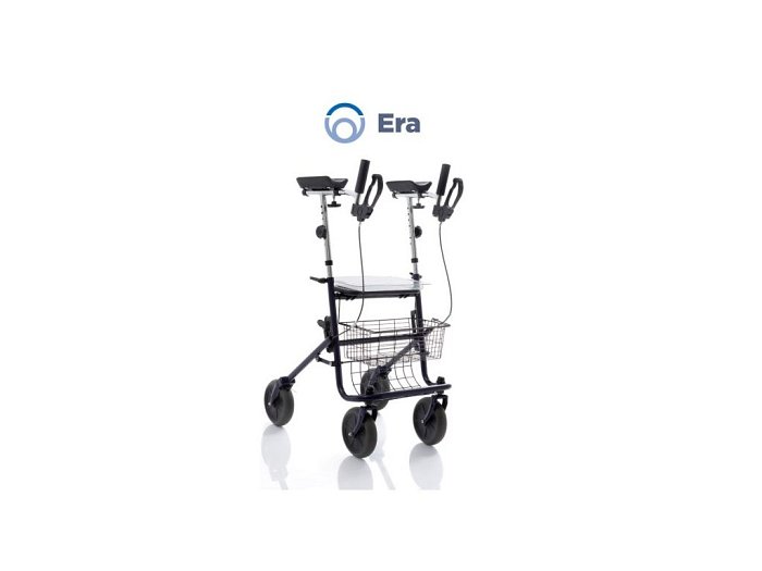 Rollator Pieghevole In Acciaio Verniciato Con Appoggio Antibrachiale