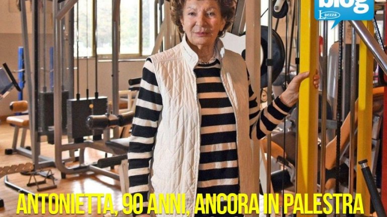 Novant’anni e non sentirli. L'esempio di Antonietta, 90 anni, che non rinuncia al movimento. ❒ laezzasrl.it