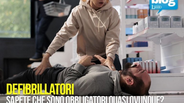 Sapevate che i defibrillatori sono obbligatori quasi ovunque? ❒ laezzasrl.it